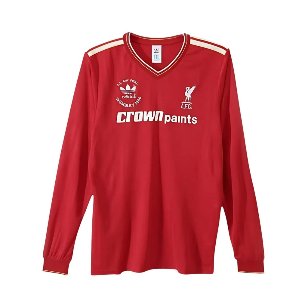 Liverpool Principal FA Cup Final 86/87 - Manga Larga