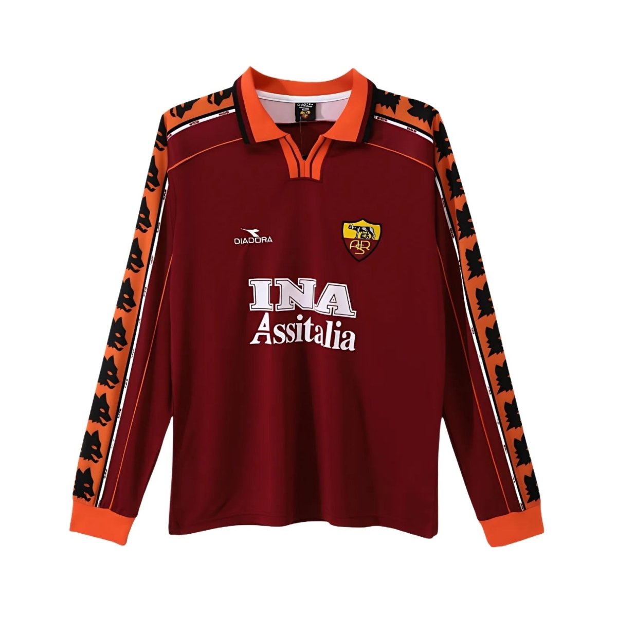 AS Roma Principal 98/99 - Manga Larga