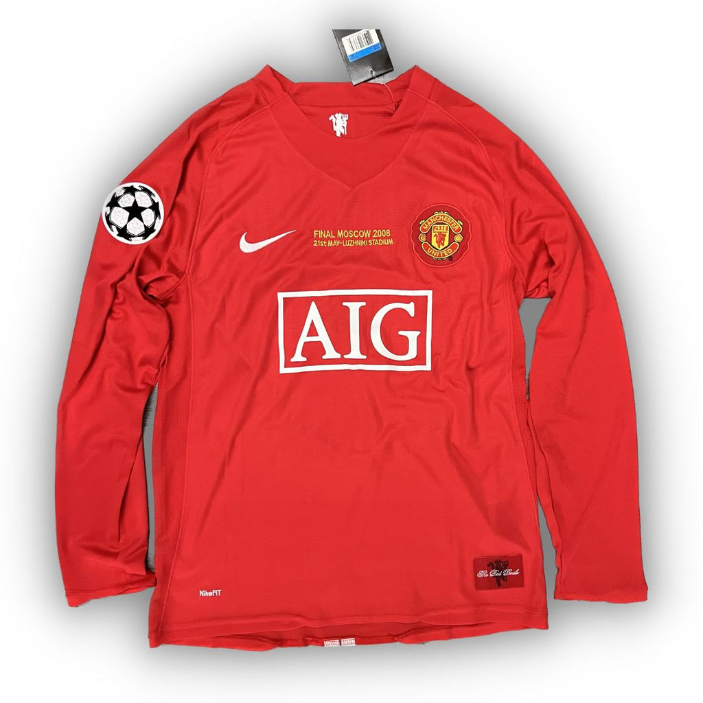 2007-08 - MAN UTD LOCAL MANGA LARGA | RETRO